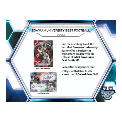2023 Bowman University Best Football Breaker's Delight Box