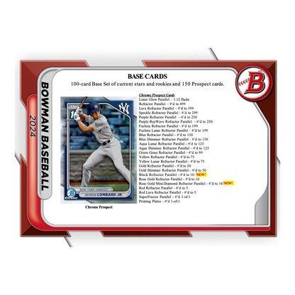 2024 Bowman Baseball Jumbo Box