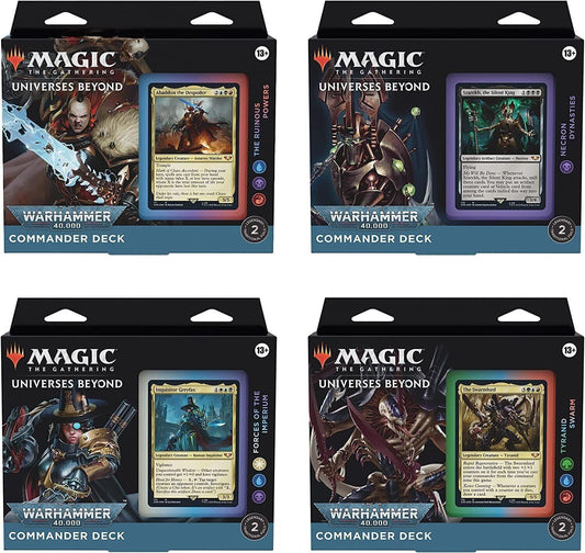 MTG Universes Beyond: Warhammer 40,000 (Set of 4) Commander Decks
