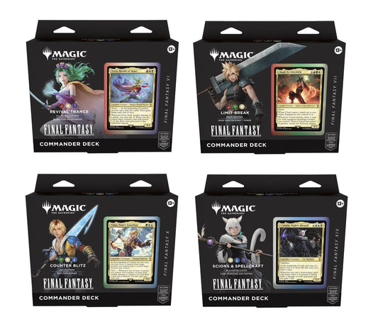 MTG FINAL FANTASY Commander Decks -Set of 4-