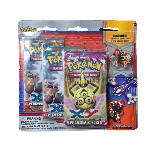Phantom Forces & Furious Fists Collector’s Pin 3-Pack Blister [Primal Groudon]