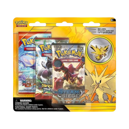 Legendary Birds Pin 3-Pack Blister [Zapdos]