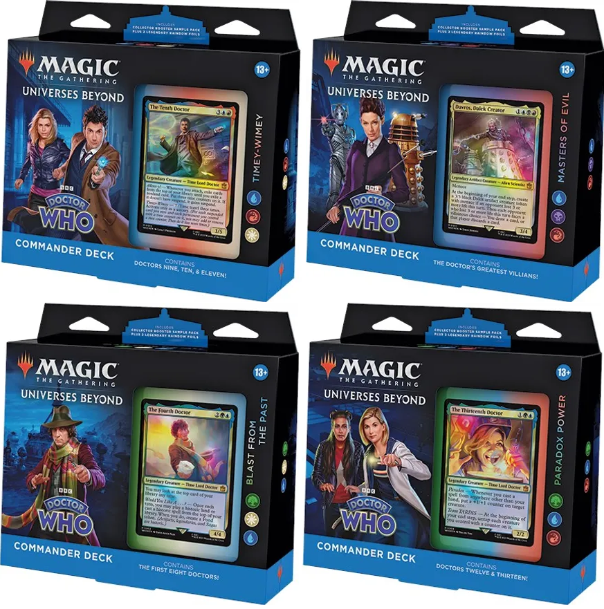 MTG Doctor Who -Set of 4- Commander Decks