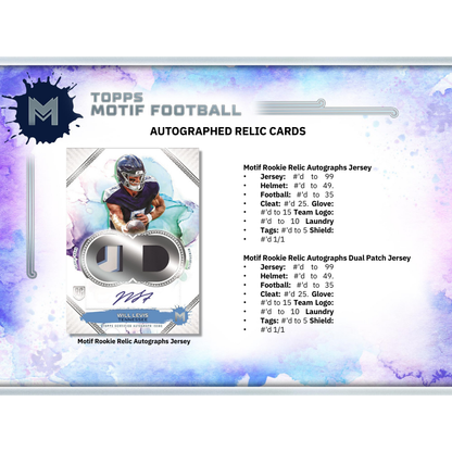 2023 Topps Motif Football Hobby Box