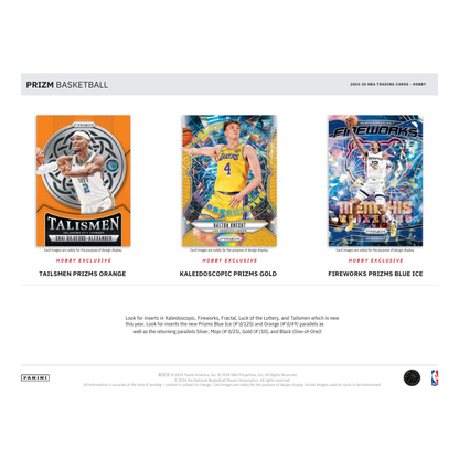 2024/25 Panini Prizm Basketball Hobby Box