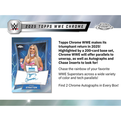 2025 Topps Chrome WWE Hobby Box