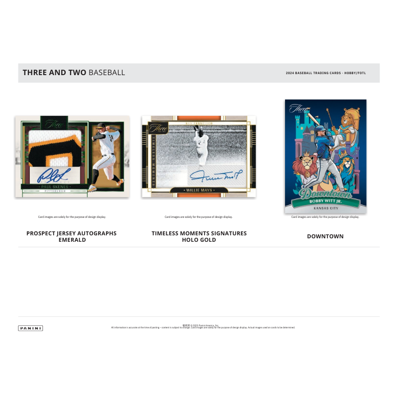 2024 Panini Three & Two Baseball Hobby Box