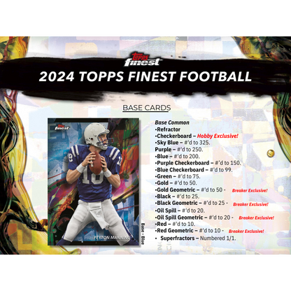 2024 Topps Finest Football Hobby Box