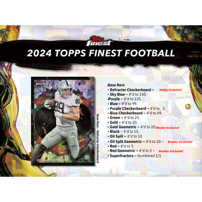 2025 Topps Finest Football Breaker's Delight Box