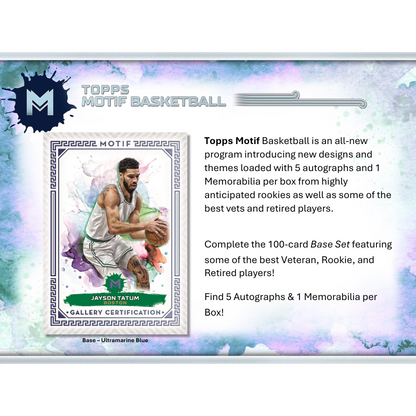 2023/24 Topps Motif Basketball Hobby Box